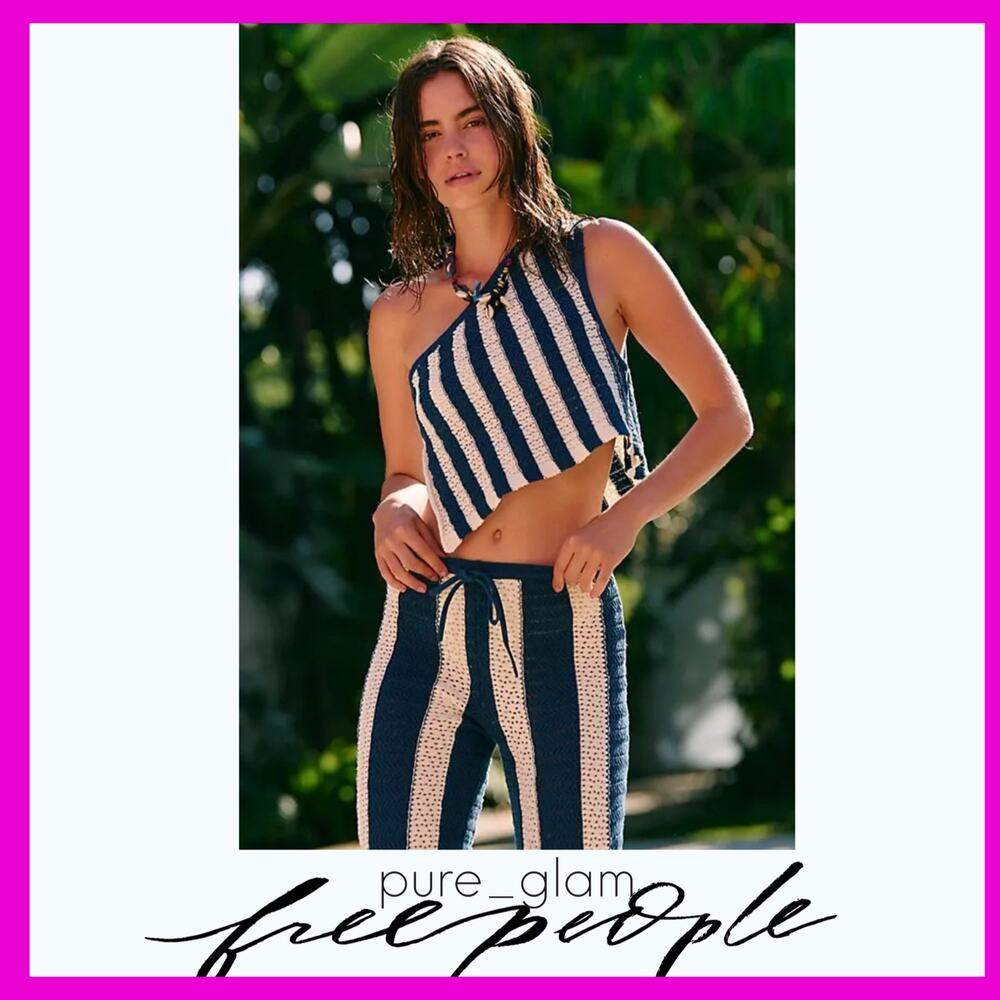 Free People crochet set Free-est pants set summer
